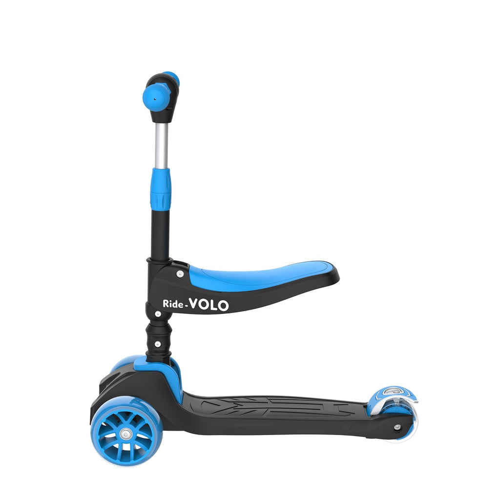 RIDEVOLO K02 2-in-1 Foldable Kick Scooter for Kids-19