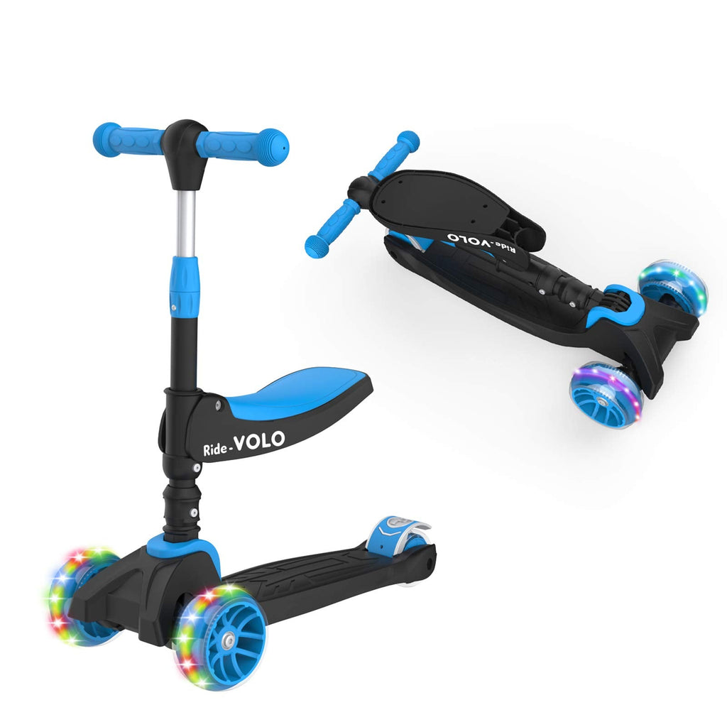 RIDEVOLO K02 2-in-1 Foldable Kick Scooter for Kids-03