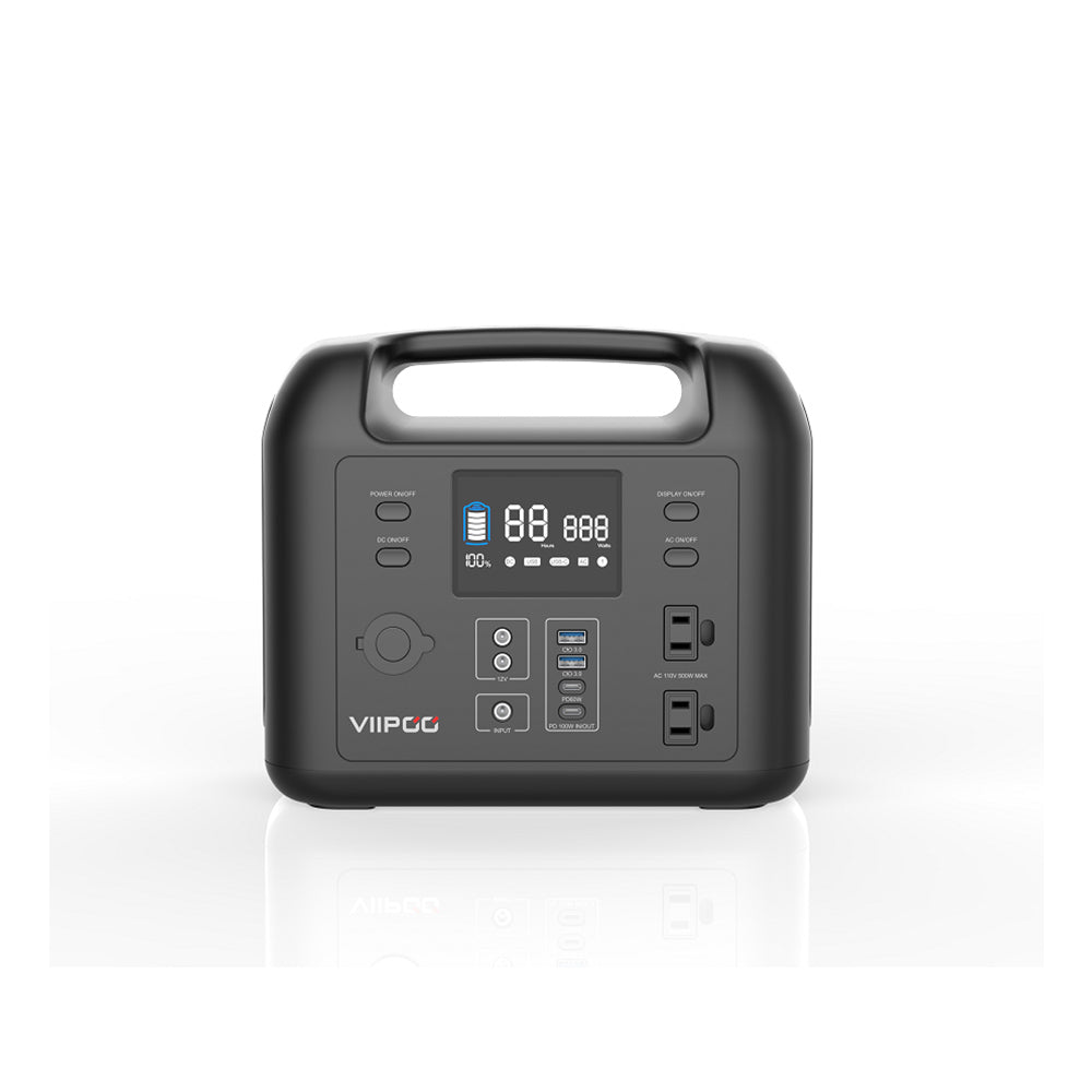 VIIPOO Portable 500W Power Station for Camping