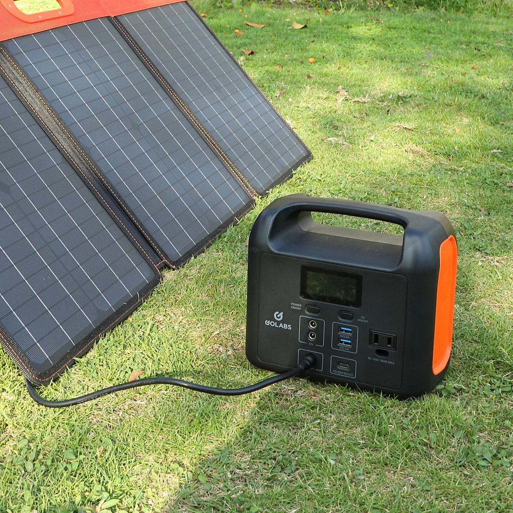 Golabs 300W Solar Generator (R300 Power Station+ 100W Solar Panel ...