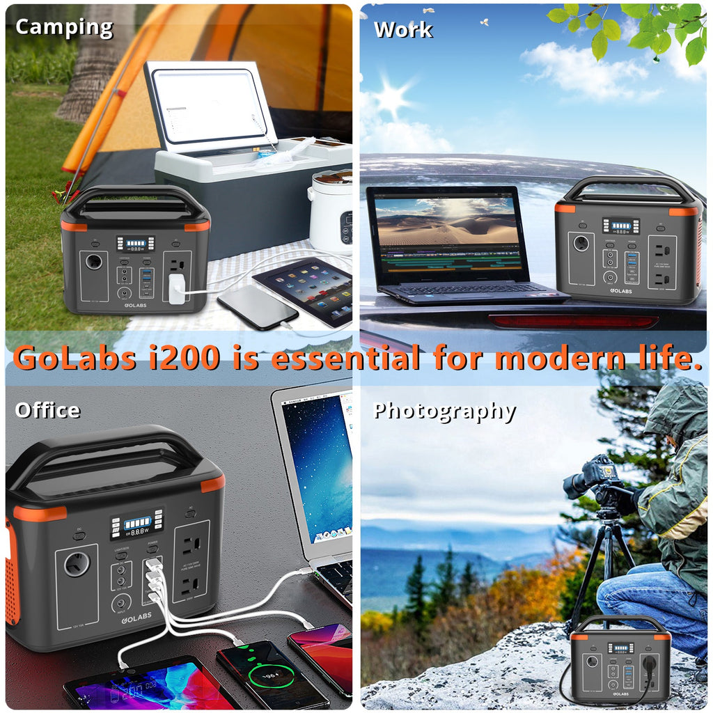 GOLABS Portable 200W  Power Station for Outdoors_04