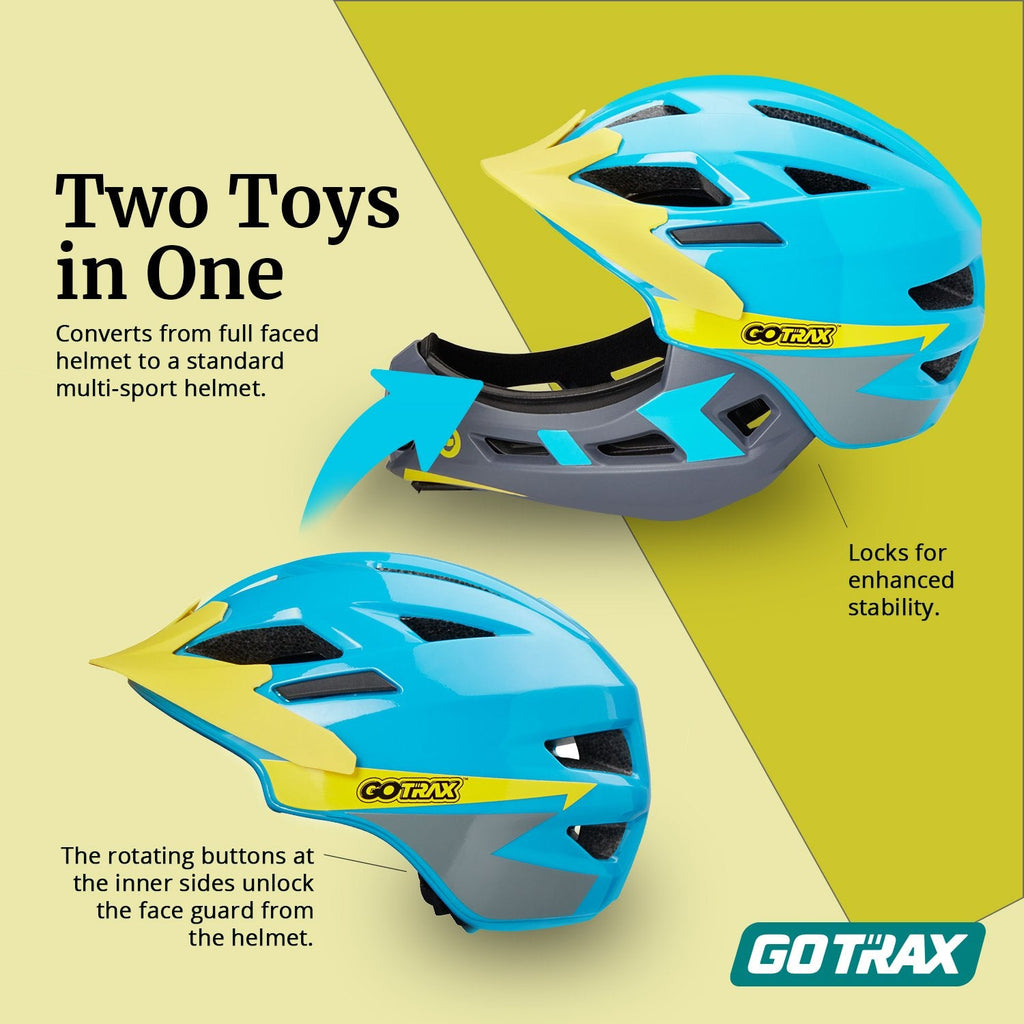 GOTRAX 2 In 1 Kids & Teens Full Faced Helmet-06