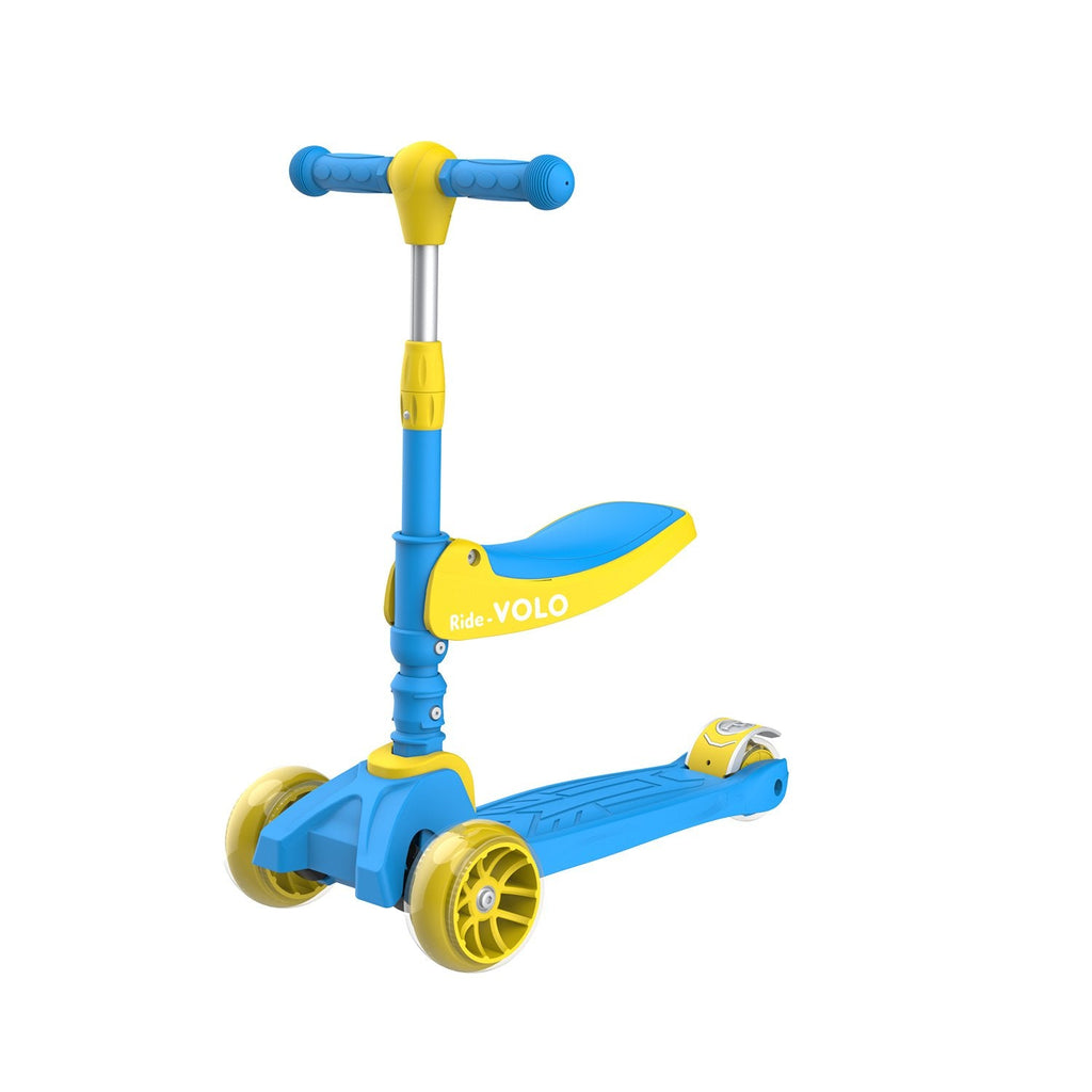 RIDEVOLO K02 2-in-1 Foldable Kick Scooter for Kids-20