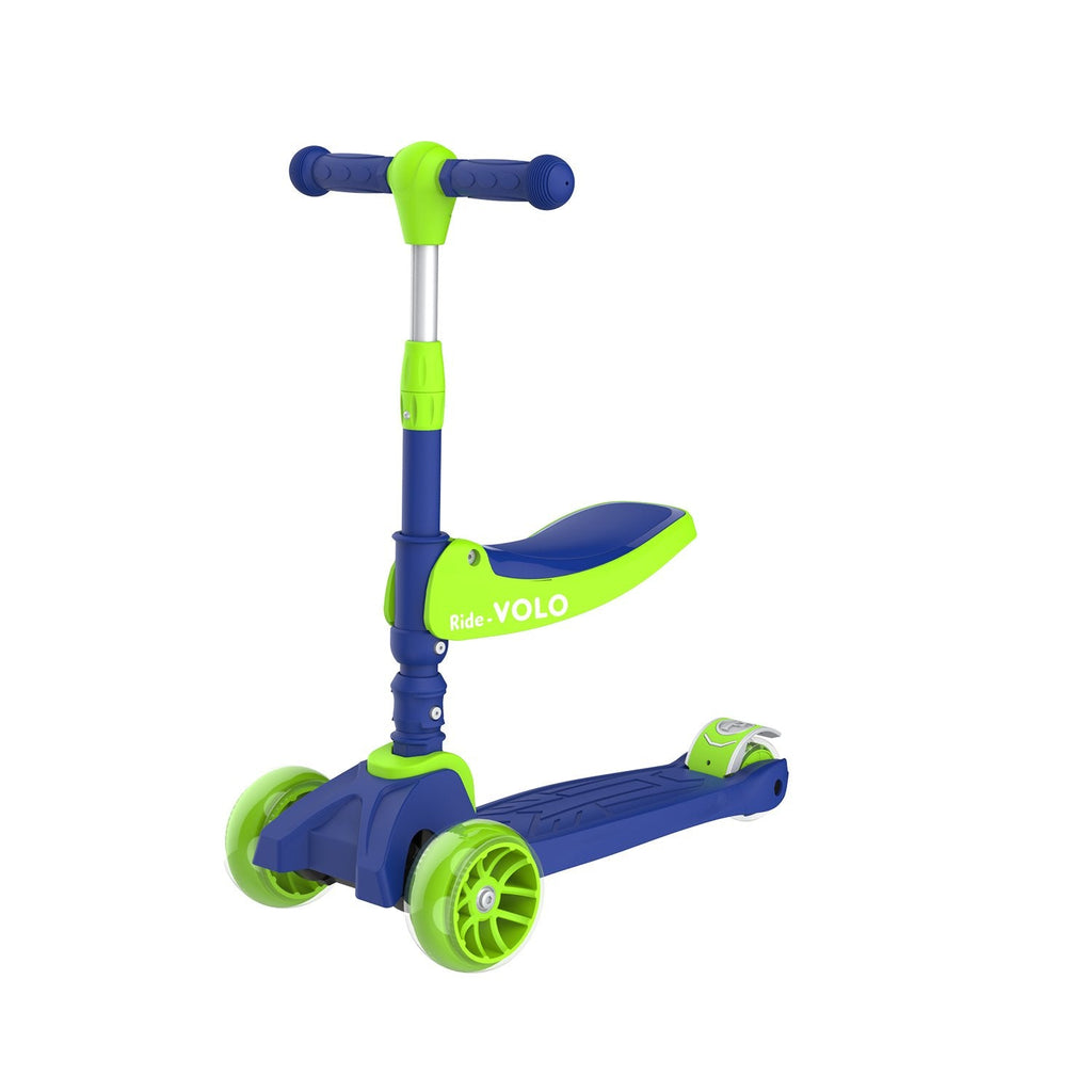 RIDEVOLO K02 2-in-1 Foldable Kick Scooter for Kids-17
