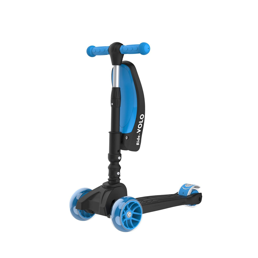 RIDEVOLO K02 2-in-1 Foldable Kick Scooter for Kids-02